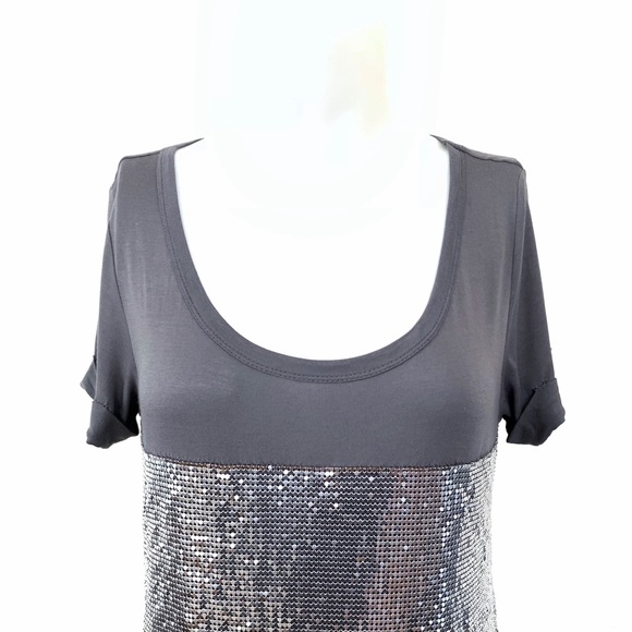 Patrizia Pepe Metallic Gray Bodycon Dress - Picture 5 of 8